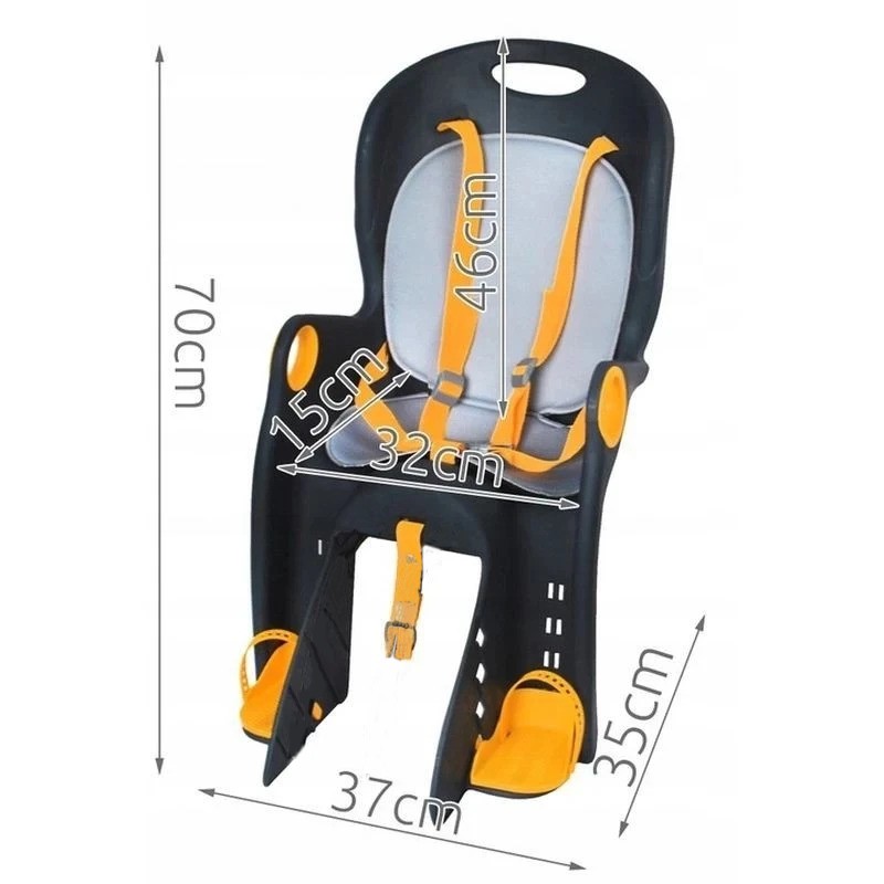 Procart Scaun Bicicletă Copii, Siguranță 5 Puncte - imagine 5