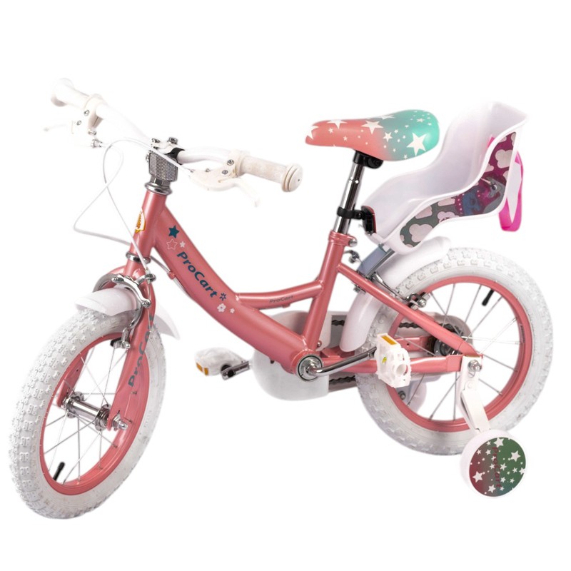 Bicicleta Procart Unicorn 14" Roz Copii - imagine 4