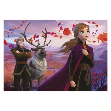 Puzzle Frozen II 2 in 1 Dinotoys, 77 piese - imagine 2
