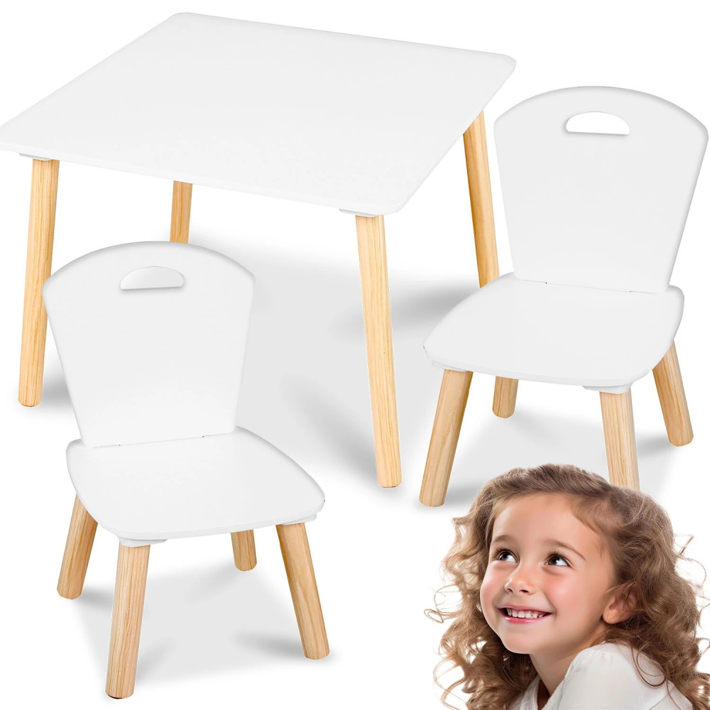 Set Masa+Scaune Ricokids pentru Copii Sigur