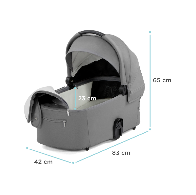 Carucior Kinderkraft Nea 2 in 1 Platinum Grey - imagine 10