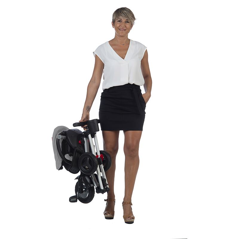 Tricicleta Qplay Nova Gri Ultrapliabilă