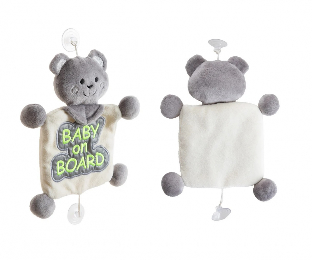 Semn Reflectorizant Baby on Board BabyJem Verde