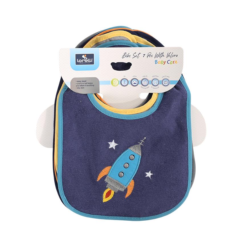 Set 7 bavete Lorelli, bumbac și peva, cu velcro - imagine 7