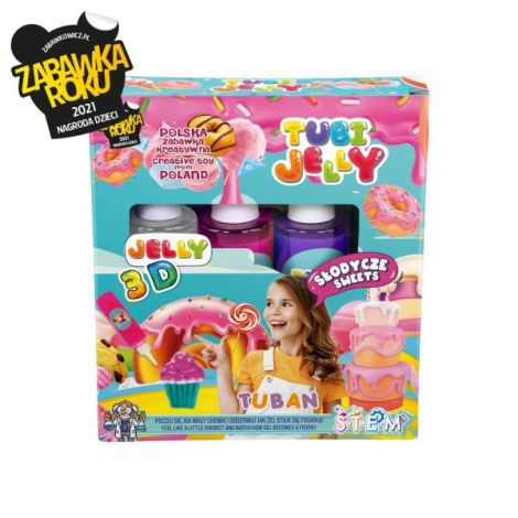 Set Tubi Jelly 3 Culori Tuban - Modelare Creativă - imagine 5