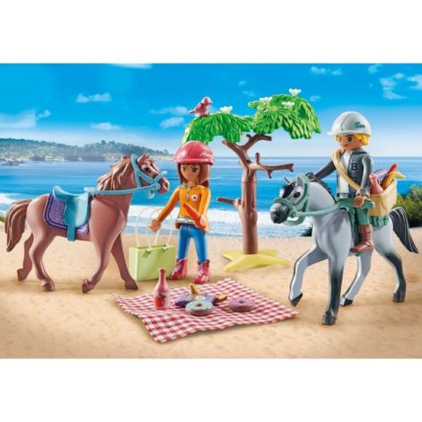 Playmobil Drumetie la Plaja - Aventura Cai Amelia & Ben - imagine 3
