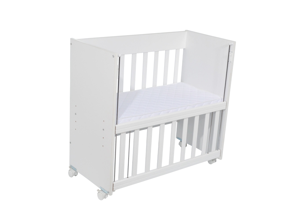 Patut Mini Cot White, Laterala Culisanta - imagine 5