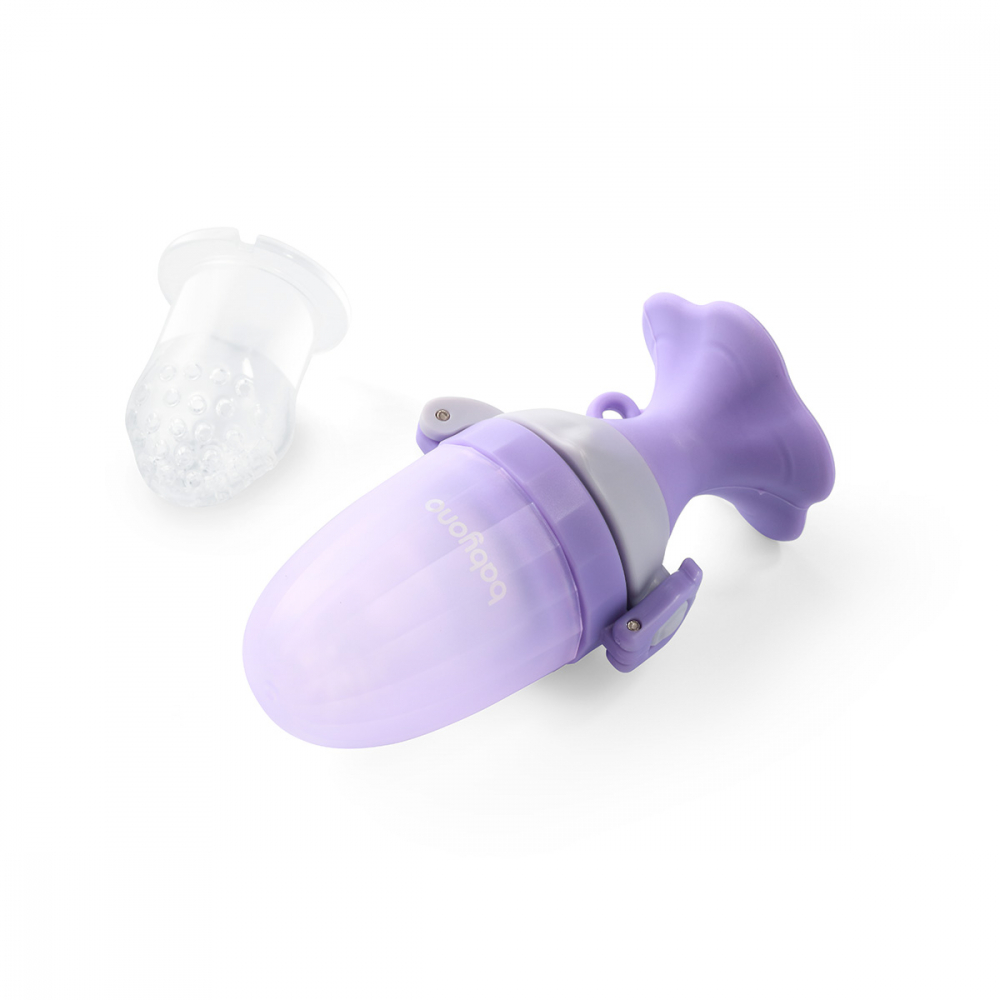 Dispozitiv hranire Babyono cu rasucire floare mov - imagine 5