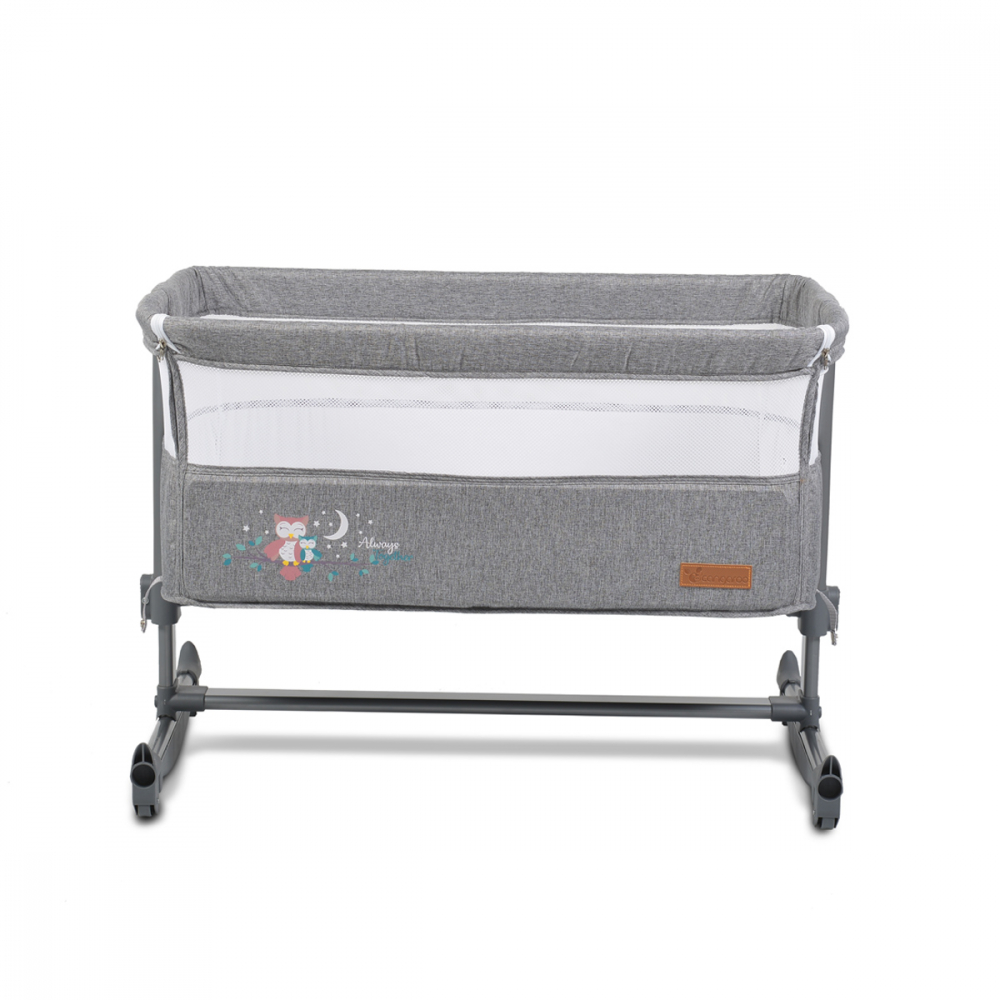 Patut Co-Sleeper Cangaroo Grey, 5 niveluri