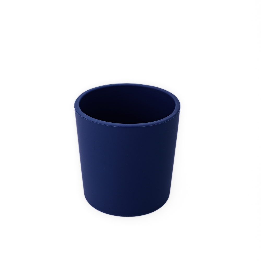 Pahar Oaki Silicon 180ml Bleumarin, Anti-BPA
