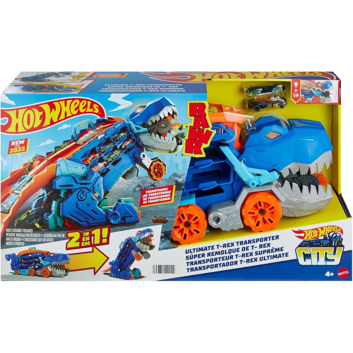 Hot Wheels Transportator 2in1 T-Rex - Devorator