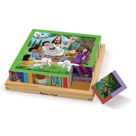 Cuburi Puzzle Noul Testament Melissa & Doug - imagine 3