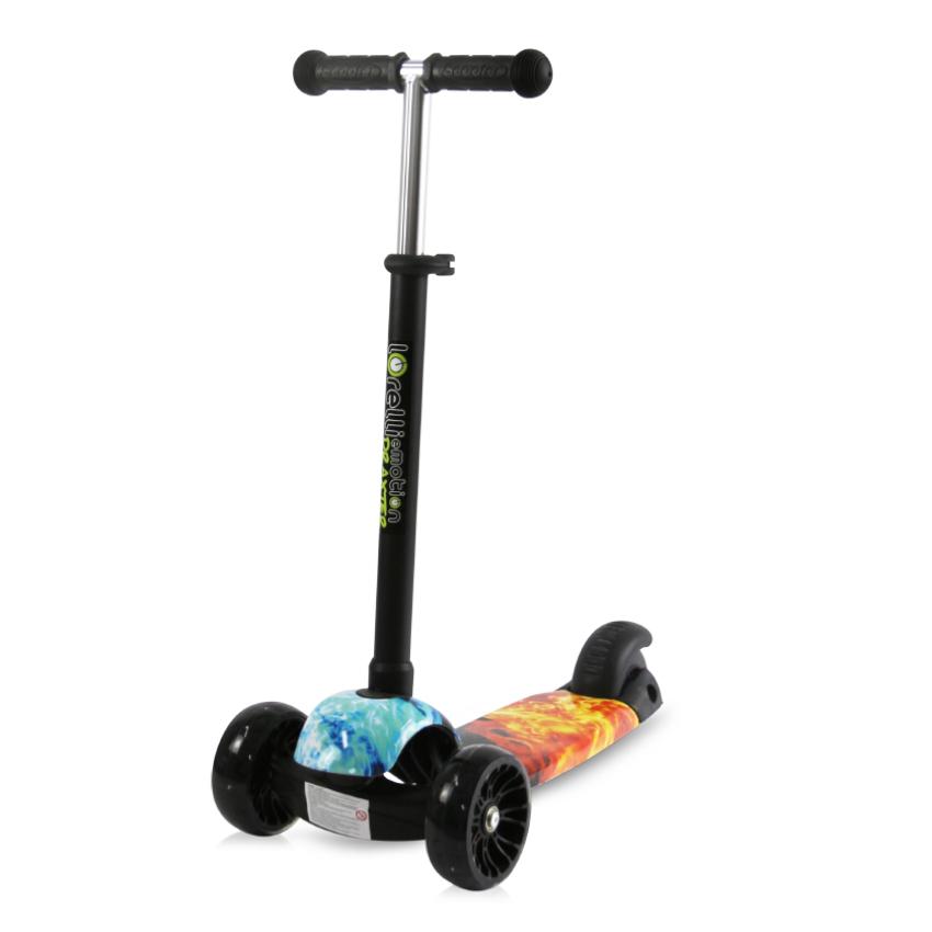 Trotineta Lorelli Draxter Red Flame cu LED - imagine 6