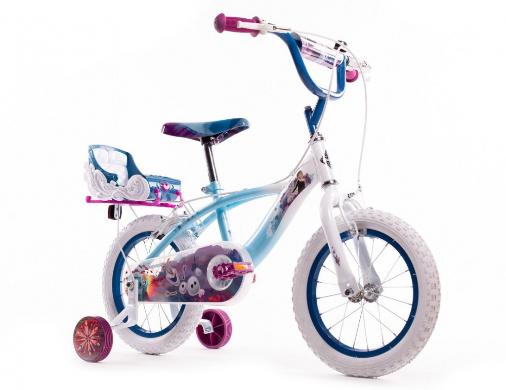 Bicicleta Huffy Frozen 14" cu roti ajutatoare
