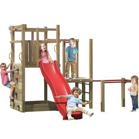 Fungoo Climbing Star 4 - Loc de joaca din lemn
