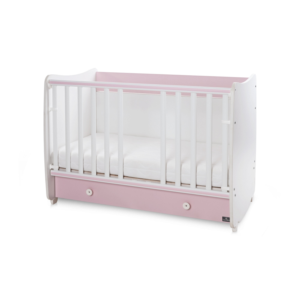 Patut balansoar Lorelli Dream 60x120 cm, Alb/Roz - imagine 7