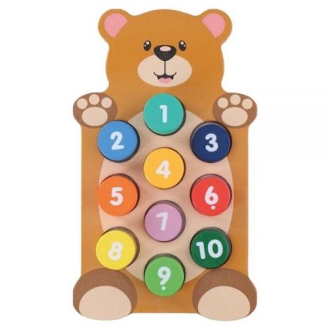 Joc Educativ Lemn Marionette Numere