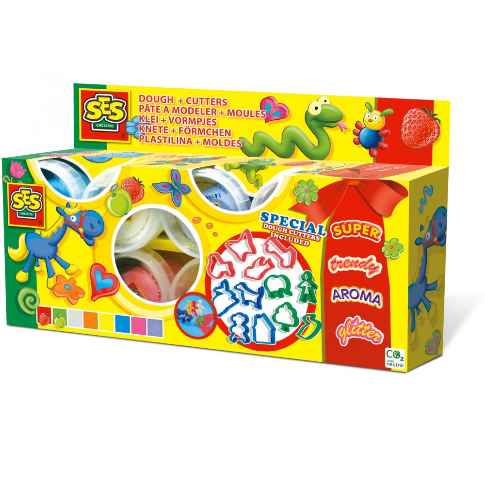 Set Modelaj Ses Creative 8 Culori & 12 Forme