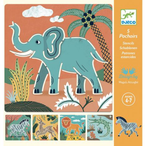 Sabloane Djeco Animale Salbatice | Desen Creativ