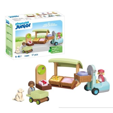 Playmobil Junior Taraba Piata - Jucarie Creativa - imagine 3