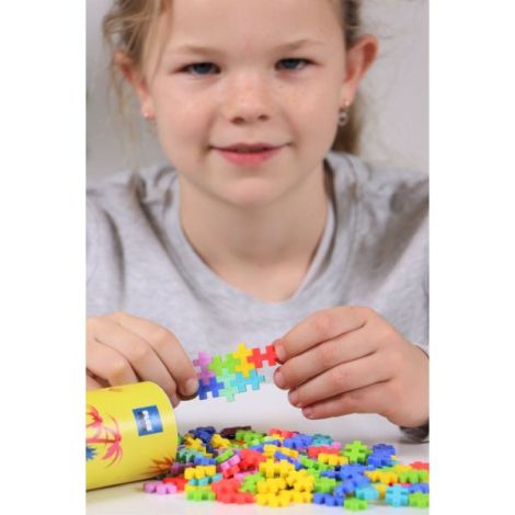 Plus-Plus 100 piese Tropical Mix - Jucarie educativa STEM - imagine 4