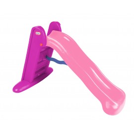 Tobogan roz Little Tikes, pentru gradina, 180 cm - imagine 2
