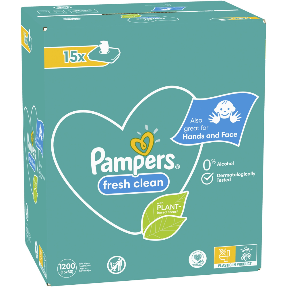 Servetele Pampers Fresh Clean, 1200 buc - imagine 6