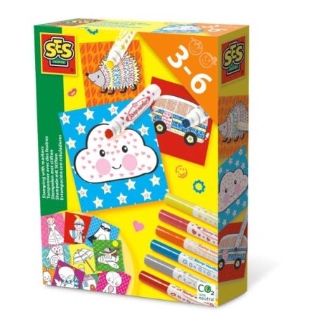 Ses Creative Stampilare Markere Set Copii