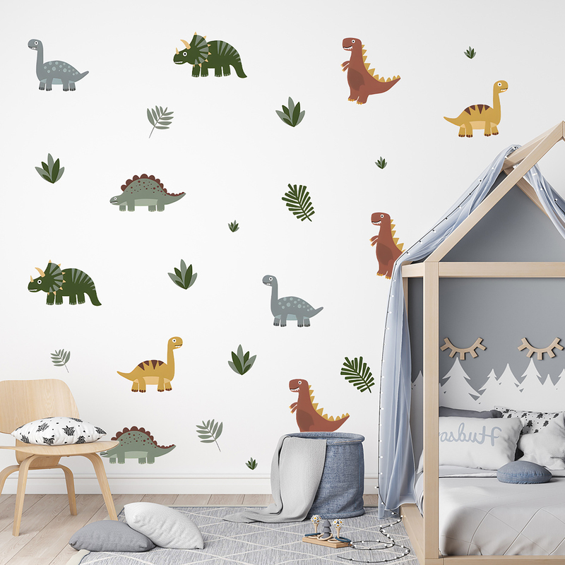 Sipo Sticker Dinozauri 90x80cm - Decorațiune Copii - imagine 2