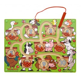 Melissa&Doug Labirint Magnetic Numerele - imagine 2