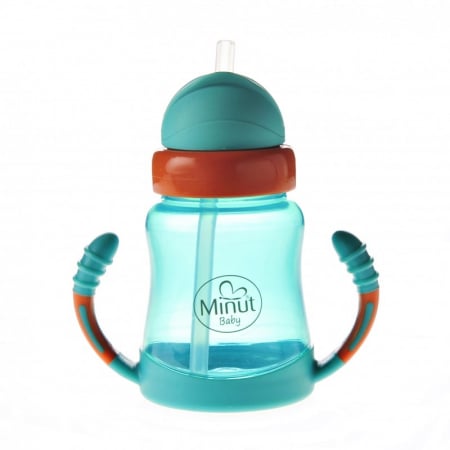 Cana Anticurgere Minut Baby 210ml Verde - imagine 2