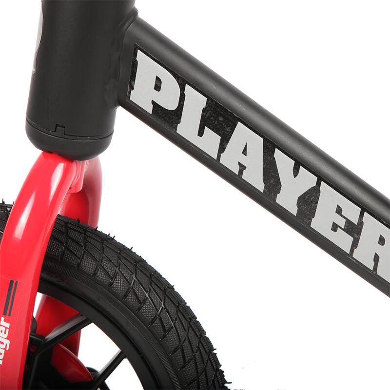 Bicicleta Fără Pedale Qplay Roșu, 3-6 Ani - imagine 14
