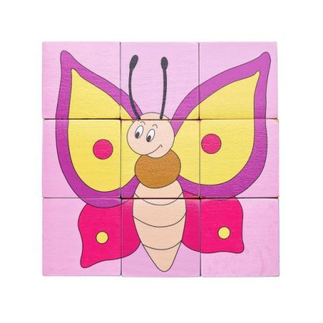 Puzzle Woodyland Animale Colorate - 6 în 1 - imagine 3