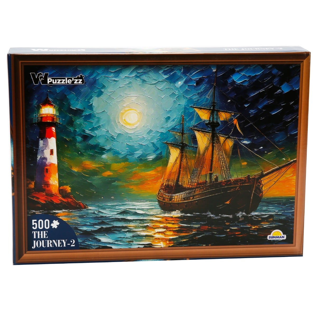 Puzzle 500 piese Witty - Aventură pe mare