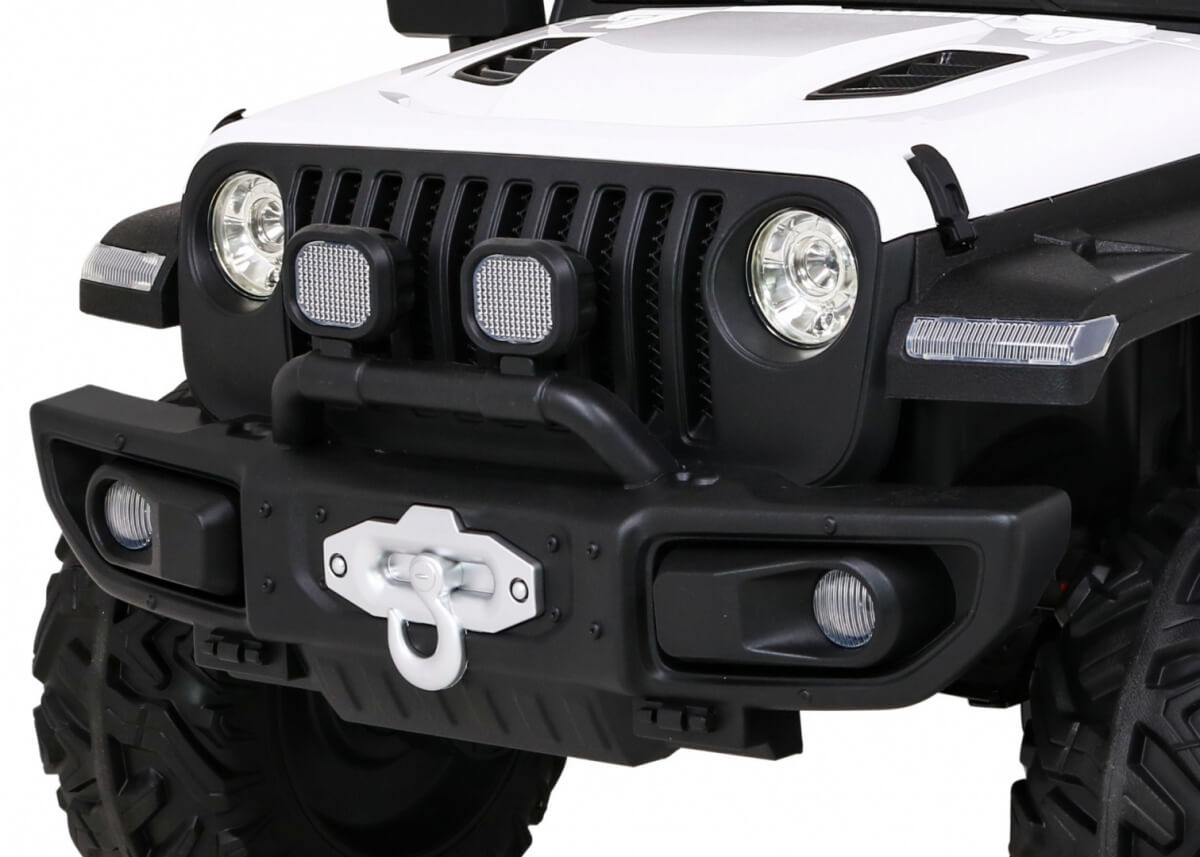 Mașinuță Electrică OFF-ROAD 4X4 Alb | Autokids - imagine 3
