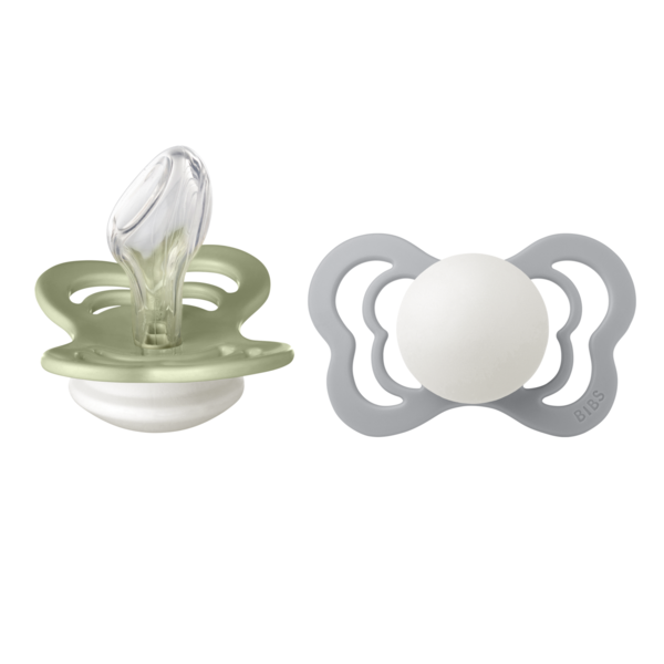 Set 2 Suzete Bibs Couture Glow, Silicon, 6 luni+ - imagine 3