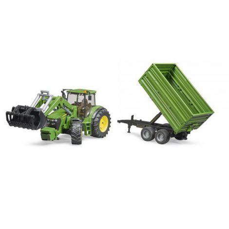 Bruder Tractor John Deere 7930 cu Incarcator - imagine 3