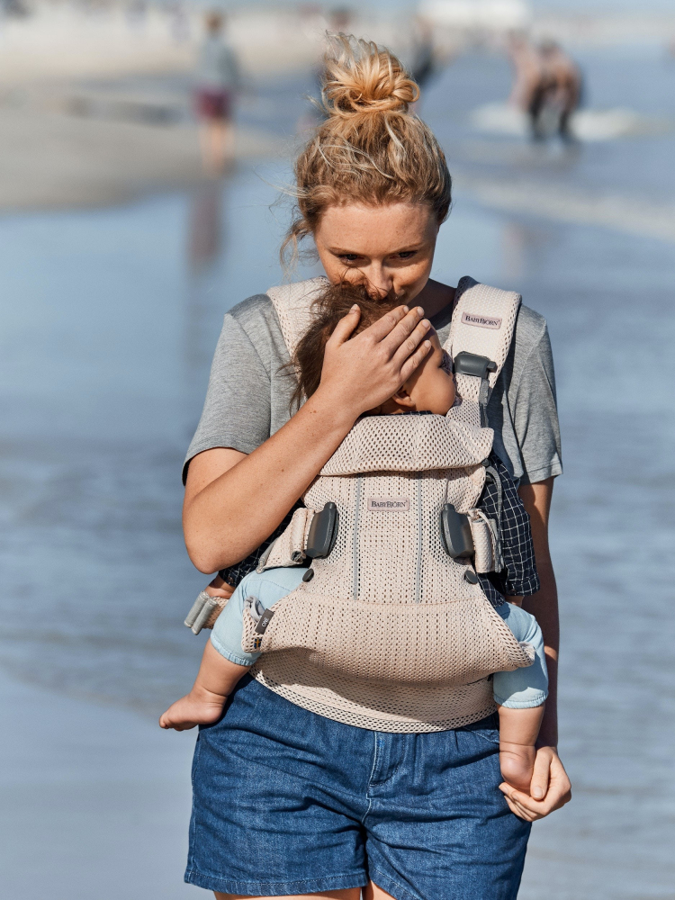 Babybjorn One Air Pearly Pink - Ergonomic 3D Mesh - imagine 3