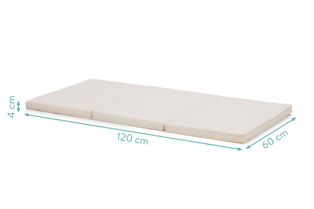 Saltea Pliabilă Copii Fillikid 120x60, Beige - imagine 3