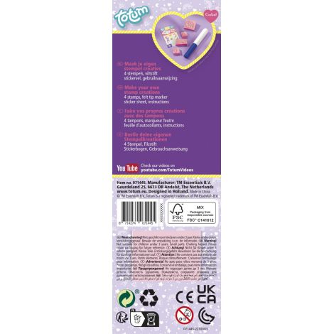 Totum Stampile Unicorn Set Creativ 3+ - imagine 5