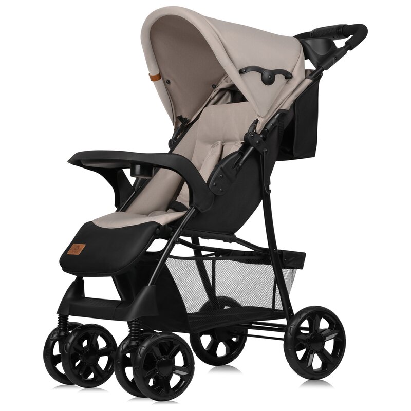 Lionelo Emma Plus Carucior Sport Bej - Pliabil Compact - imagine 8