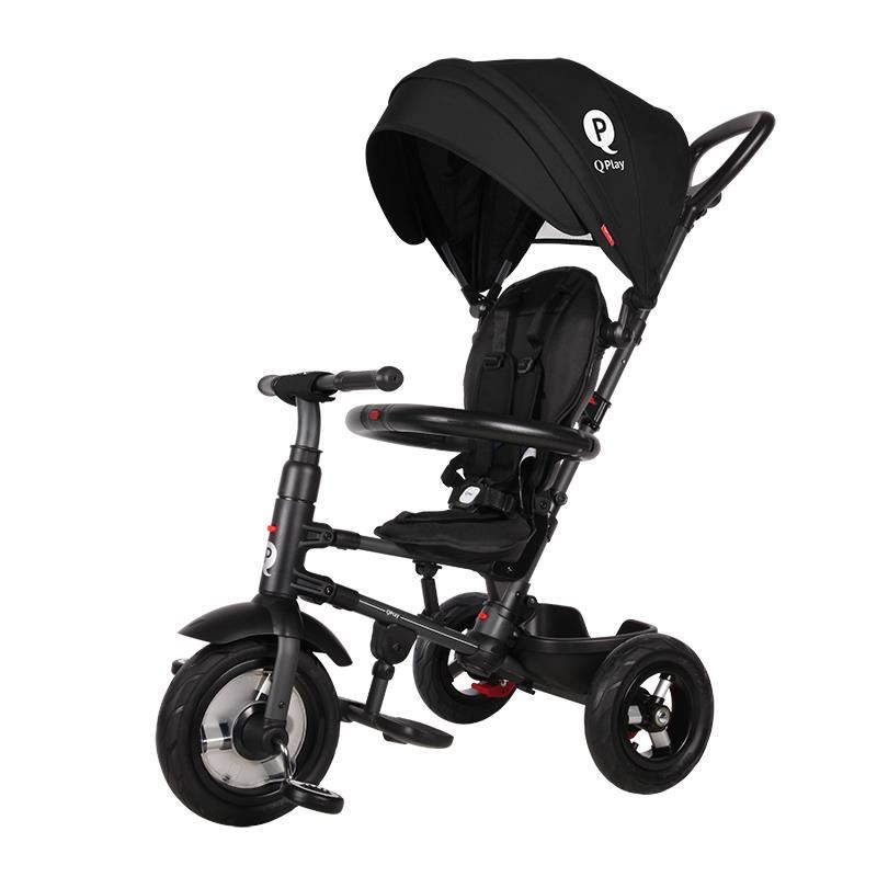 Tricicleta Qplay Rito Rubber, Pliabila, 25kg - imagine 10
