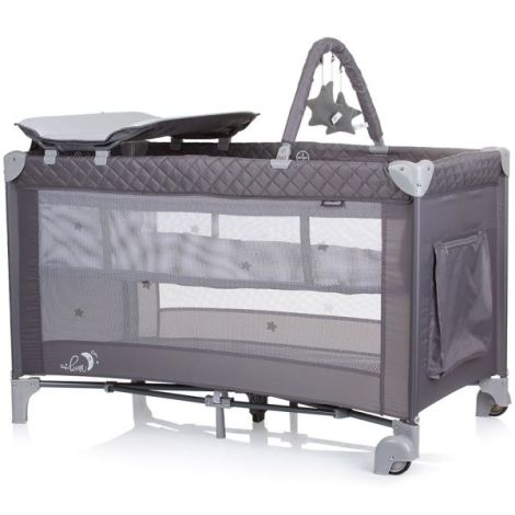 Patut Pliabil Chipolino Luna 2-in-1 cu Saltea - imagine 2