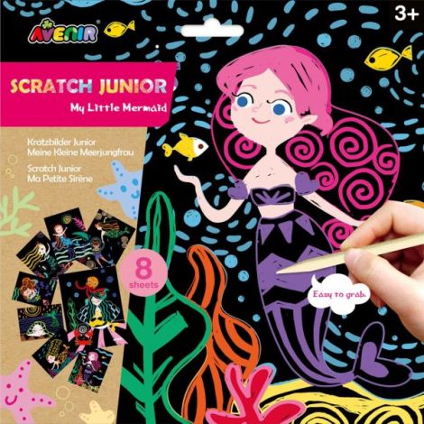 Avenir Set Razuit Scratch Art Mica Sirena