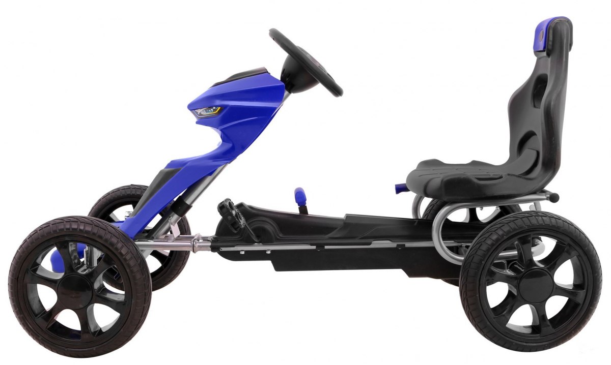 Kart Pedale Albastru Grand Ride | Autokids - imagine 9