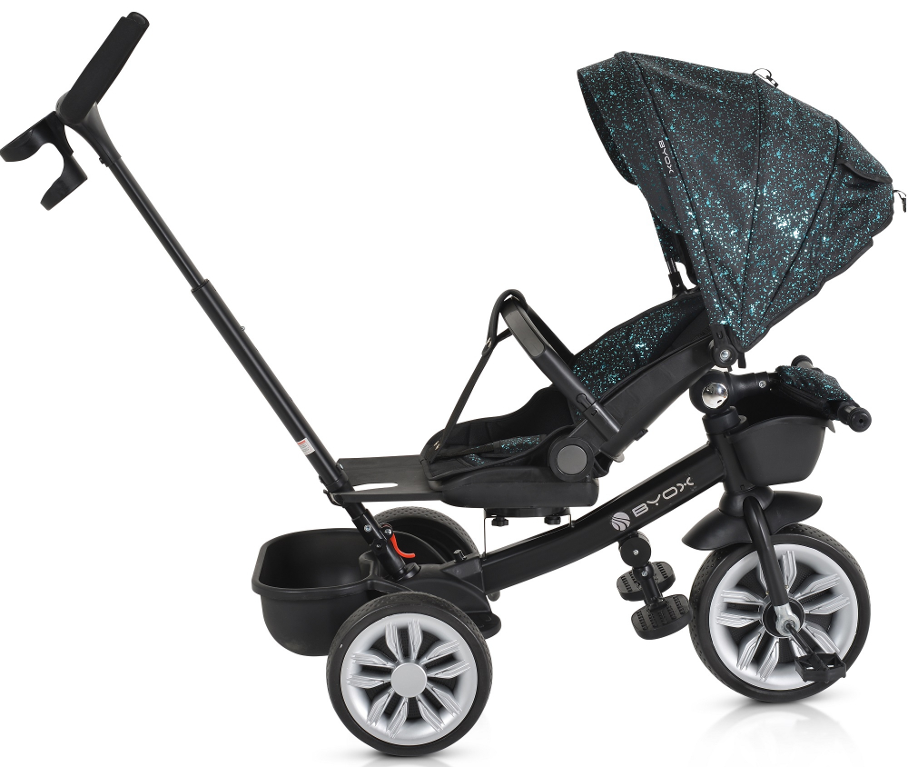 Tricicleta Byox Space Blue - Multifunctionala - imagine 2