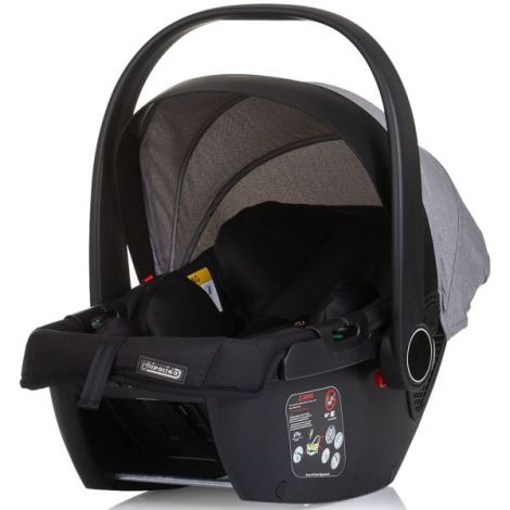 Chipolino Prestige 3 in 1 - Carucior Premium Cloud Grey - imagine 18