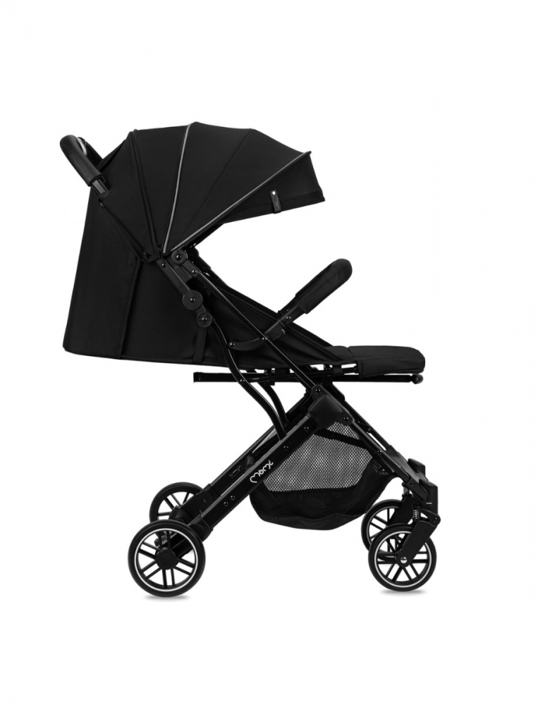 Carucior Sport Momi Light Negru - Compact și Ușor - imagine 2