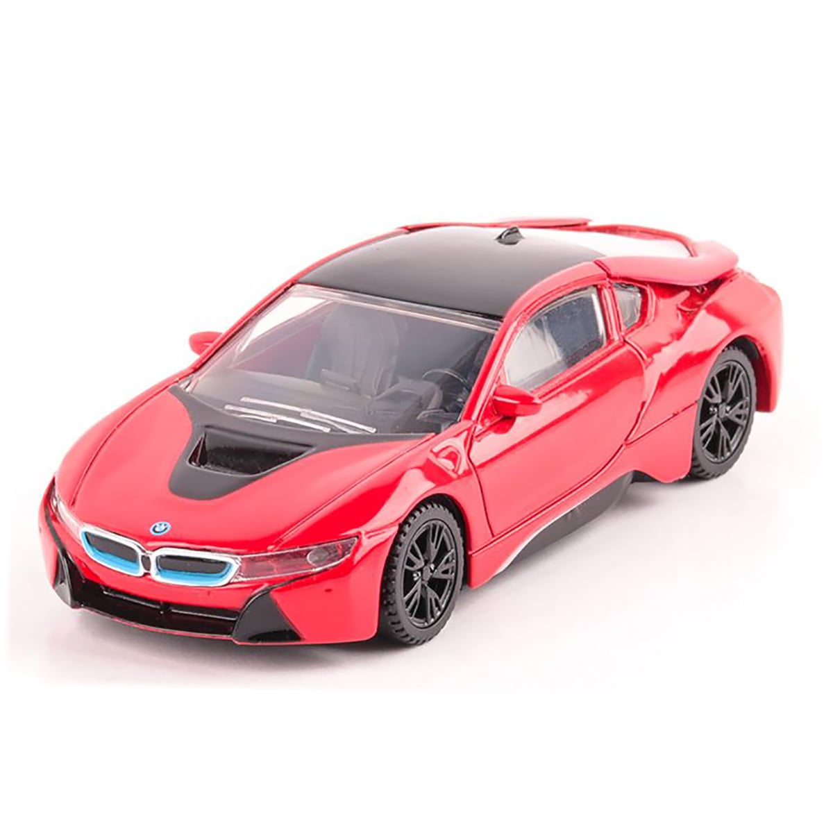 Mașinuță Rastar BMW I8 1:43 Roșu Metalică
