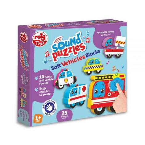 Puzzle Vehicule Sunete Reig | 1 An+